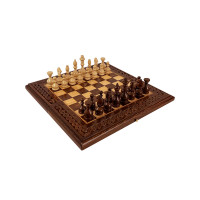 Шахматы + нарды резные "Лоза" 40, Ustyan